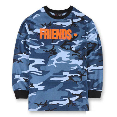 Vlone Friends Camouflage Long Sleeve camo shirt colour